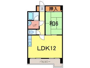 ダイアナ常盤ヒルズの物件間取画像